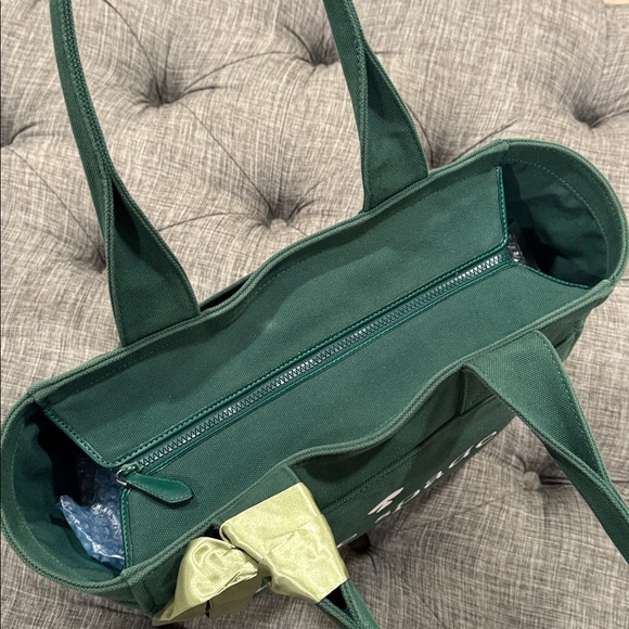 Kate Spade Bag Jett Green Canvas Large Tote - Picture 11 of 17